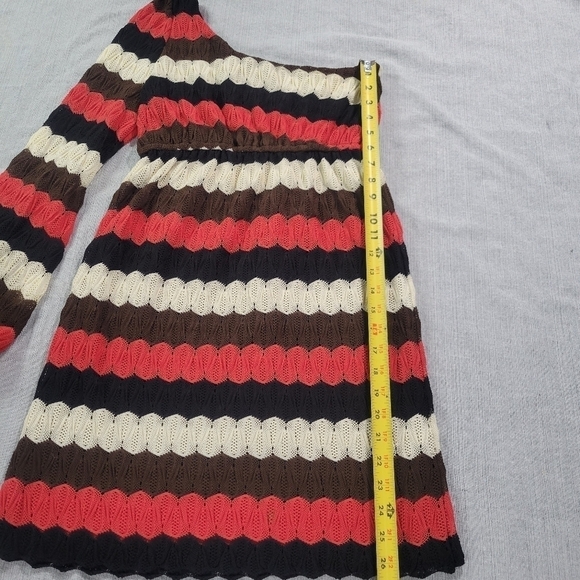 Judith March Small Women One Shoulder Dress Anthropologie One Shoulder Knit Fall - Picture 5 of 13